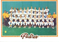1978 Topps Baseball Cards      192     San Diego Padres CL